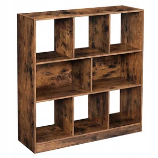Regał Biblioteczka Półka Na Książki Szafka Do Biura Salonu Pokoju Loft - Regały - miniaturka - grafika 1