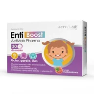 Witaminy i minerały - Suplement diety, Activlab Entiboost Smak Truskawkowy, 30 Tab. - miniaturka - grafika 1