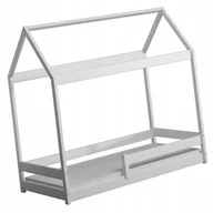 Łóżka dla dzieci i młodzieży - Białe dziecięce łóżko w kształcie domku Z7-Z20 - miniaturka - grafika 1