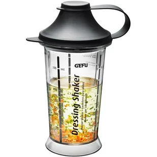 Gefu Shaker z miarką do sosów i dipów shaker z pojemnikiem kubek z miarką pojemnik z miarką shaker do koktajli mikser shaker B07C7J25KV - Pozostałe akcesoria kuchenne - miniaturka - grafika 1
