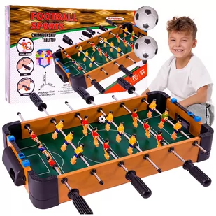 Piłkarzyki Mini Stół Gra Rodzinna dla Dzieci 51x25 Z531 - Piłkarzyki - miniaturka - grafika 1