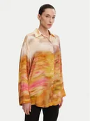 Koszule damskie - PINKO Koszula 104864 A2G0 Kolorowy Regular Fit - miniaturka - grafika 1