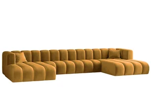 Sofa narożna w kształcie litery U, Sofa Grand U XL modułowa z tkaniny Salvador - Żółty - Narożniki Sofa narożna w kształcie litery U, Sofa Grand U XL modułowa z tkaniny Salvador - Żółty - Narożniki - miniaturka - grafika 1