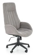 Fotele i krzesła biurowe - Szary tapicerowany fotel obrotowy L2-A36 - miniaturka - grafika 1