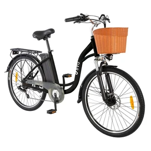 Rower Elektryczny DYU C6 Opony 26*1,95 Cala, Silnik 350W, Bateria 36V 12,5Ah, Prędkość Maks. 25km/h - Czarny - Rowery elektryczne - miniaturka - grafika 3