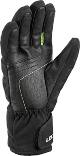Leki LEKI RĘKAWICE Max Junior bl-lime 5.0 - Rękawice narciarskie - miniaturka - grafika 1