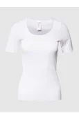 Koszulki i topy damskie - T-shirt z okrągłym dekoltem model LUXURY - Schiesser - miniaturka - grafika 1
