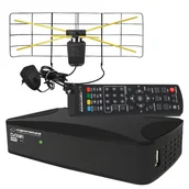 Tunery DVB-T - Tuner Cyfrowy Esperanza Ev108R Dvb-T/T2 H.265/Hevc + Antena Pokojowa - miniaturka - grafika 1