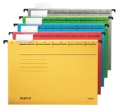 Teczki i skoroszyty - Leitz Teczka zawieszana A4, ALPHA, zielona 19850055 - miniaturka - grafika 1