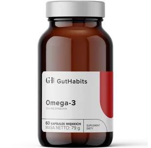 GUTHABITS OMEGA 3 60 KAPSUŁEK - Suplementy naturalne - miniaturka - grafika 1