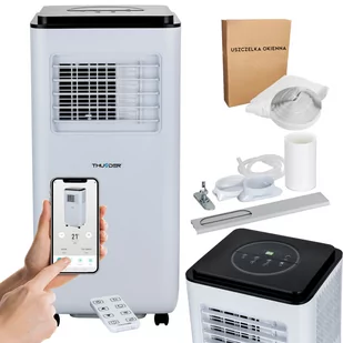 KLIMATYZATOR 2,64KW PRZENOŚNY 4W1 WIFI THUNDER BIXO ZESTAW - Klimatyzatory - miniaturka - grafika 1
