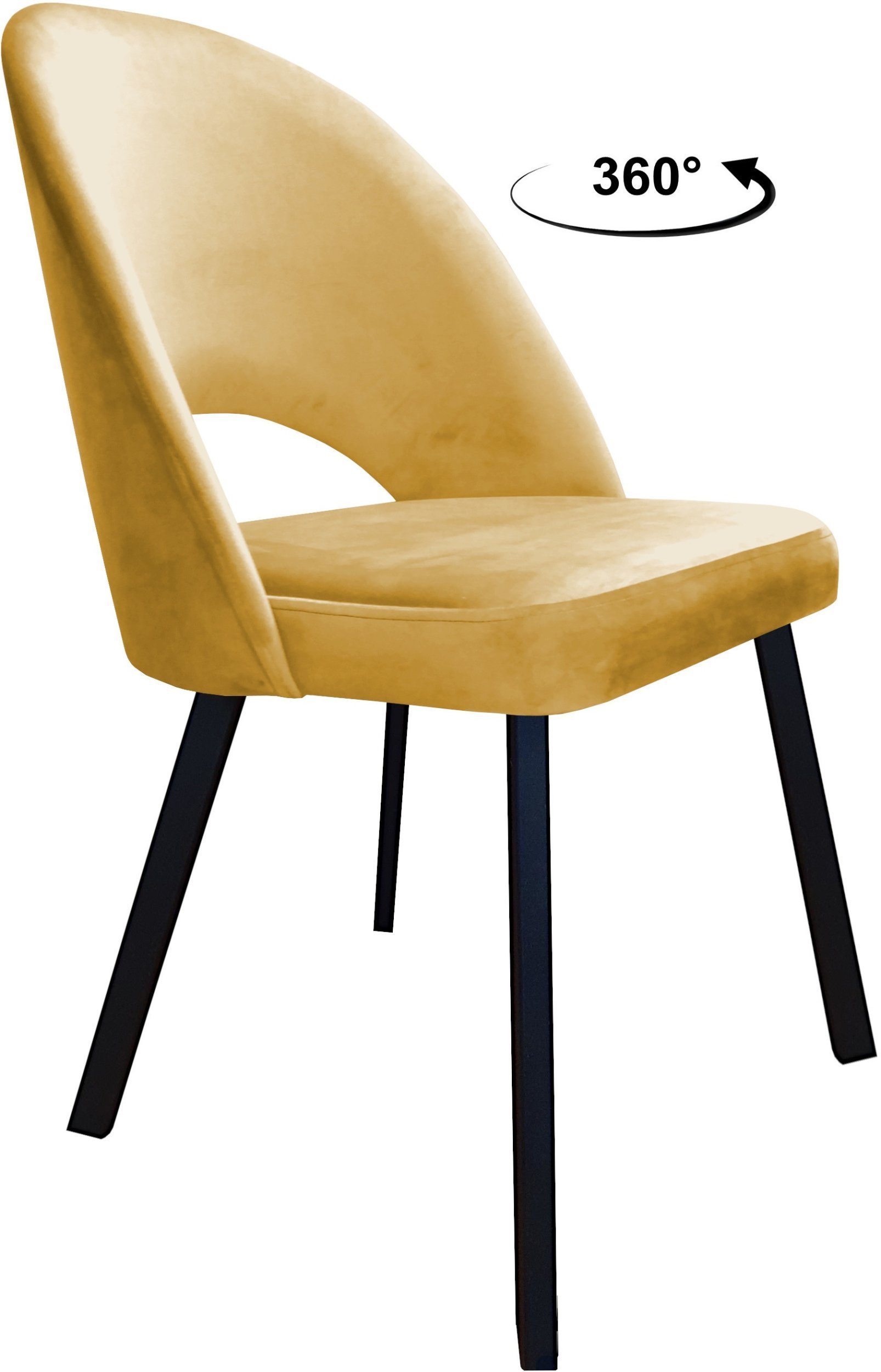 Krzesło obrotowe Polo podstawa Profil czarna MG15