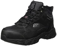 Biuro i firma OUTLET - Skechers Męskie buty Ledom, Czarna skóra, 45 EU - miniaturka - grafika 1