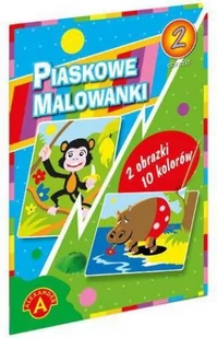 Alexander Piaskowa malowanka hipopotan małpa - Zabawki kreatywne - miniaturka - grafika 1