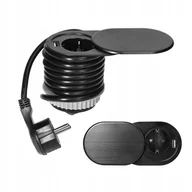 Gniazdka elektryczne - Gniazdo Elektryczne Orno czarny - miniaturka - grafika 1