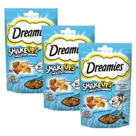 Przysmaki dla kotów - Przysmak dla kota DREAMIES Shake Ups Multivitamins Owoce morza 3 x 55 g - miniaturka - grafika 1
