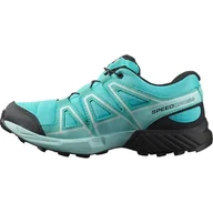 Buty dla chłopców - Salomon Speedcross Wodoodporne buty trekkingowe, niebieskie, 37 EU, niebieska, 37 EU - miniaturka - grafika 1