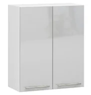 Szafki kuchenne - Górna wisząca szafka kuchenna w kolorze szary połysk E7-K46 - miniaturka - grafika 1