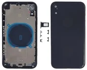 Części serwisowe do telefonów - KORPUS RAMKA OBUDOWA DO iPhone XR CZARNY - miniaturka - grafika 1