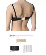 Biustonosze - PRZEDŁUŻACZ OBWODU JULIMEX BA-03 2-RZĘDOWY (kolor beż, rozmiar uniwersalny) - miniaturka - grafika 1