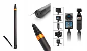 Selfie stick - Selfie-stick 2,9m z włókna węglowego kijek do kamer sportowych GoPro DJI - miniaturka - grafika 1