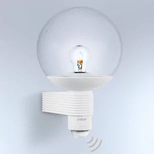 Steinel Stylowa zewnętrzna lampa ścienna L 400 S, biała - Lampy ogrodowe - miniaturka - grafika 2