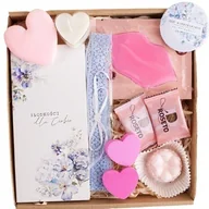 Zestawy upominkowe - PREZENT dla kobiety PANNY MŁODEJ WIECZÓR PANIEŃSKI zestaw pielęgnacyjny czekolada GOTOWY - miniaturka - grafika 1