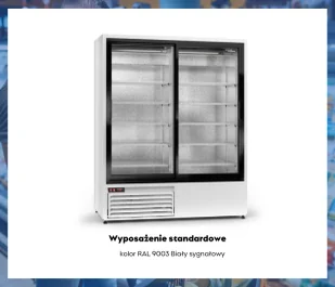Szafa chłodnicza przeszklona SCh-SR 1600 ECOline RAPA - Szafy i witryny chłodnicze - miniaturka - grafika 8