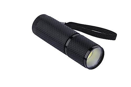 NK Latarka LED 80 l, z paskiem do przenoszenia, materiał aluminium, 3 baterie AAA 1,5 V L303, waga 0,35 g