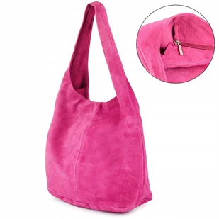 Torebka skórzana damska duża shopperka klasyczna pojemna A4 do pracy szkoły - Torebki damskie Torebka skórzana damska duża shopperka klasyczna pojemna A4 do pracy szkoły - Torebki damskie - miniaturka - grafika 1