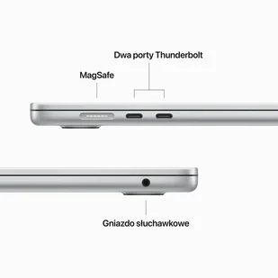 Apple MacBook Air 15" M2 8-core CPU + 10-core GPU / 8GB RAM / 512GB SSD / Klawiatura US / Srebrny MQKV3ZE/A/US_500SSD - Laptopy - miniaturka - grafika 10