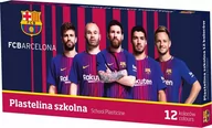 Masy plastyczne - PLASTELINA SZKOLNA 12 KOL FC BARCELONA - ASTRA - miniaturka - grafika 1