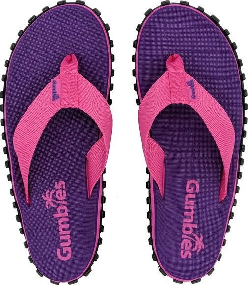 Gumbies Japonki damskie Duckbill Canvas Flip-Flops Purple r. 38