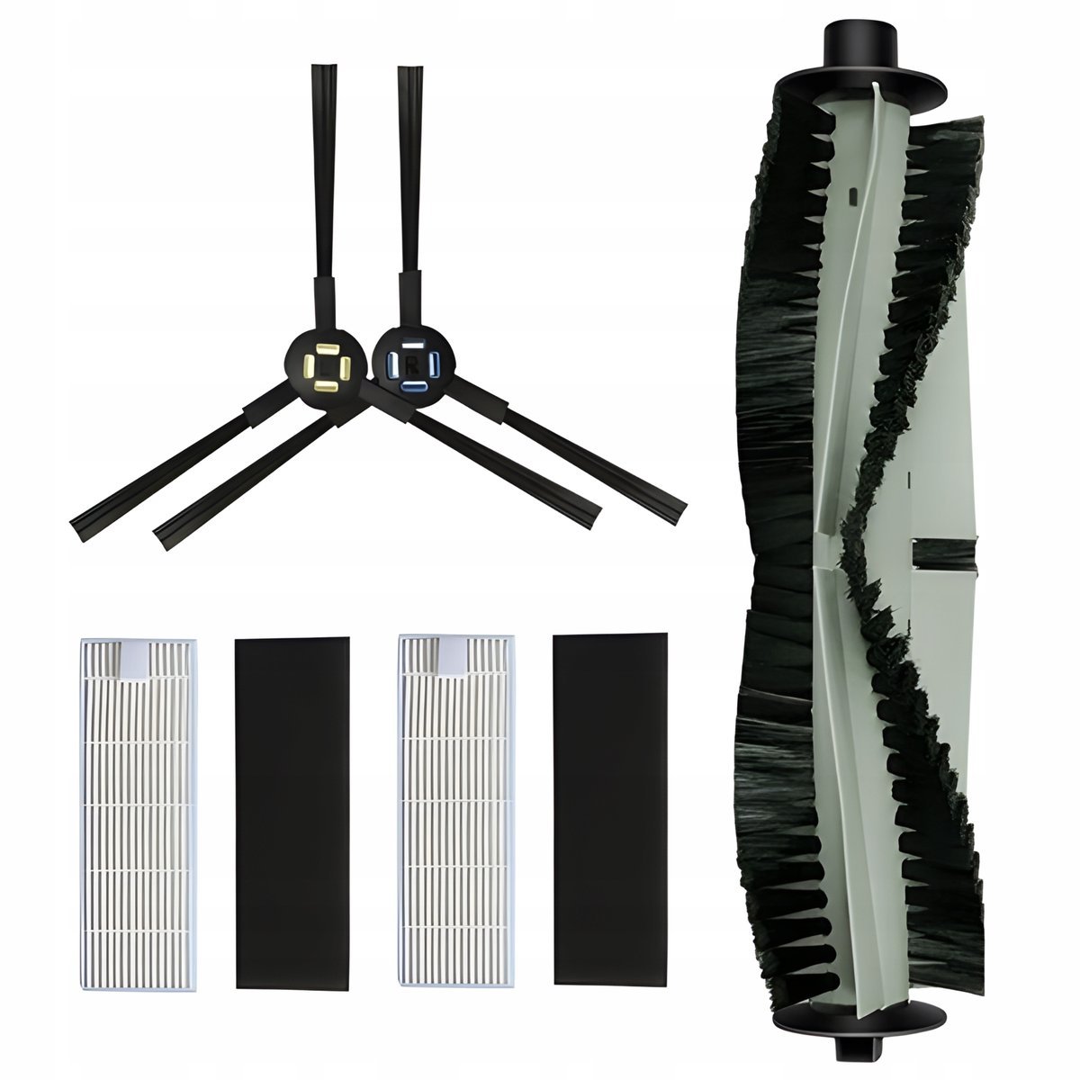 Szczotka główna boczna filtry do Silvercrest Ssra1 SSR1 ILife A9S A9 A7