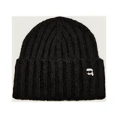 Czapki damskie - Karl Lagerfeld Czapka Ikon pin | z dodatkiem wełny - miniaturka - grafika 1