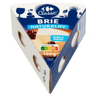 Carrefour Classic Ser brie naturalny 125 g - Sery - miniaturka - grafika 1