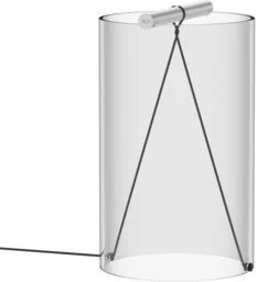 Flos - To-Tie T2 Lampa Stołowa Anodized Natural Flos - Lampy stojące - miniaturka - grafika 1