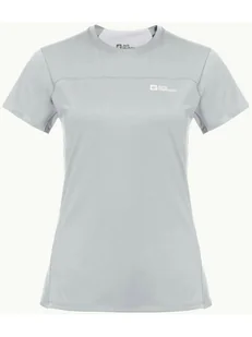 Jack Wolfskin Koszulka funkcyjna "Prelight Chill" w kolorze szarym - Koszulki sportowe damskie - miniaturka - grafika 1