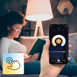 Hama WLAN żarówka LED E27 A60 9W RGBW opal - Systemy inteligentnych domów - miniaturka - grafika 3