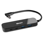 Huby USB - Lindy 4 Port Usb 3.2 Gen 2 Hub - miniaturka - grafika 1