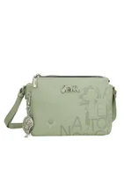 Torebki damskie - Anekke original pistacjowa torebka listonoszka średnia - miniaturka - grafika 1