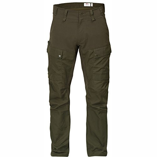 Fjallraven Lappland Hybrid Trousers W – sportowe spodnie damskie zielony ciemnooliwkowy 42