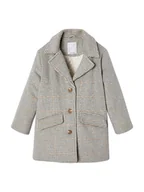 Płaszcze damskie - vertbaudet Płaszcz zimowy w kolorze szaro-jasnobrązowym - miniaturka - grafika 1