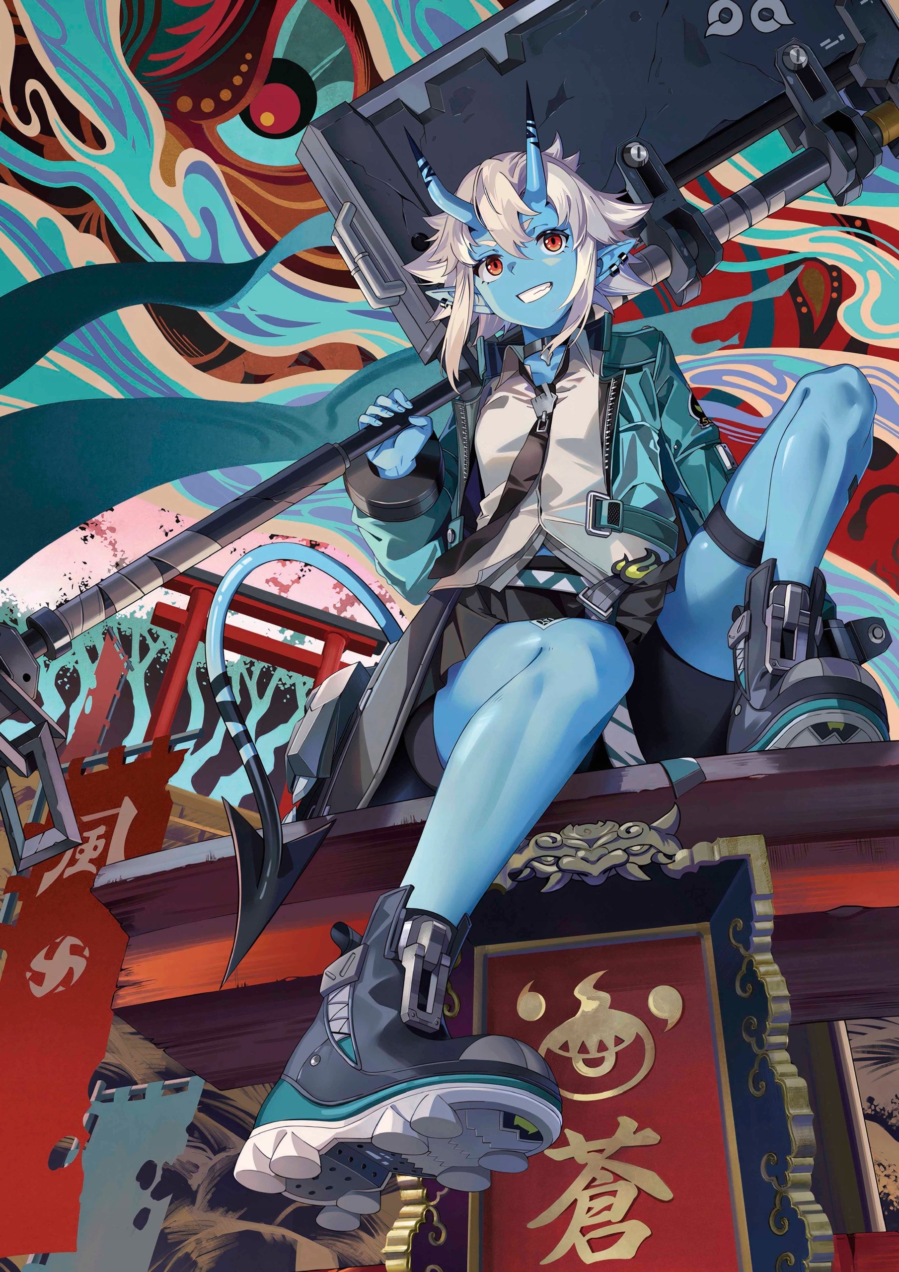 Plakat A3 Zenless Zone Zero Zzz Anime Gra Soukaku