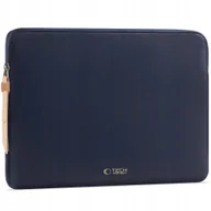 Torby na laptopy - Pokrowiec Tech-Protect Fleece Laptop 13-14 Navy Blue - miniaturka - grafika 1