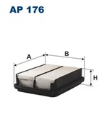 Filtry powietrza - Filtron AP 176 FILTR POWIETRZA - miniaturka - grafika 1