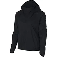 Kurtki damskie - Nike damska kurtka W Nk Zonal Aroshld Jkt Hd Czarny S - miniaturka - grafika 1
