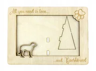 Ramki na zdjęcia - Chart szkocki Deerhound ramka na zdjęcie z psem - miniaturka - grafika 1