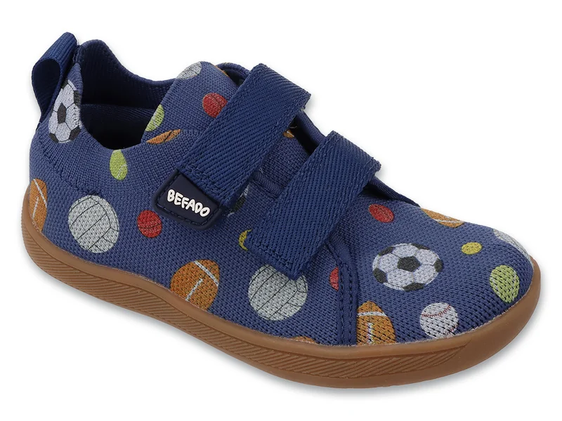 Trampki barefoot Befado 003X020 kapcie dziecięce do przedszkola na rzepy26