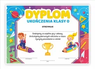 Dyplomy i okładki - Dyplom A4 ukończenia zerówki Kolory 30szt - artykuł papierniczy - miniaturka - grafika 1